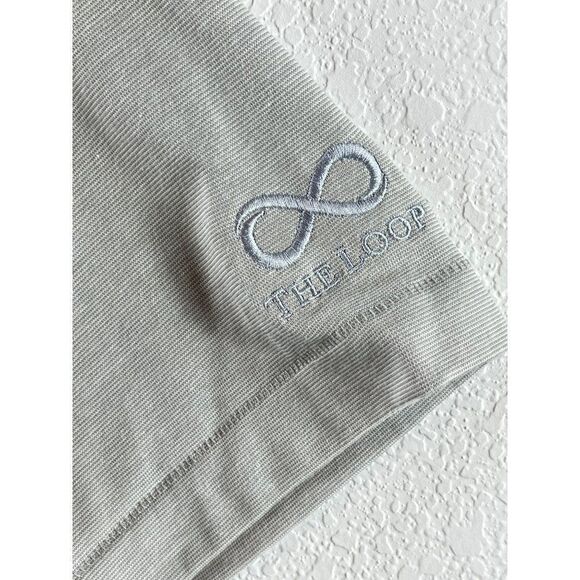 Linksoul Dora Color Block Casual Golf Polo Medium Citron Gray The Loop Logo - Picture 7 of 9